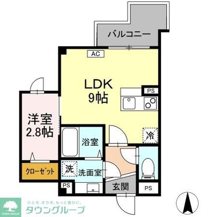 Skey residence井田中ノ町の物件間取画像